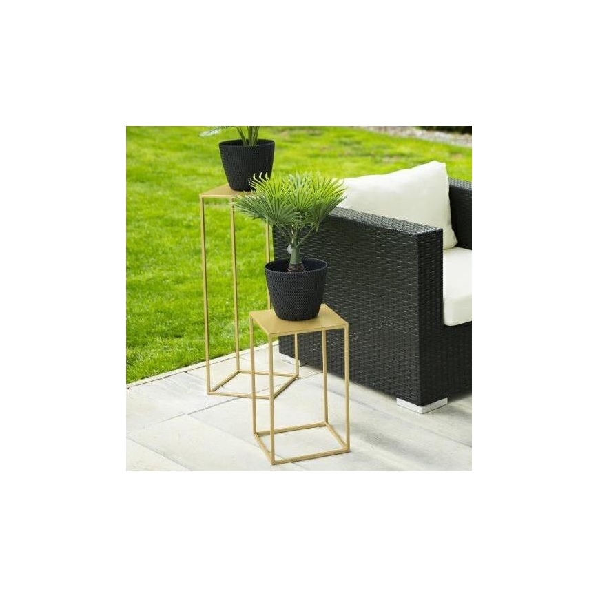 Χρυσή βάση για λουλούδια 40x24 εκ.