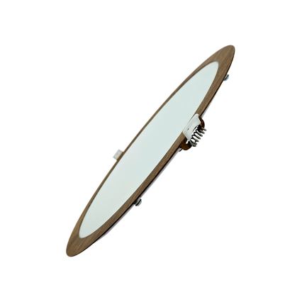 Χωνευτό Φωτιστικό LED CIRCLE LED/24W/230V 4200K διάμετρος 29,6 cm καφέ