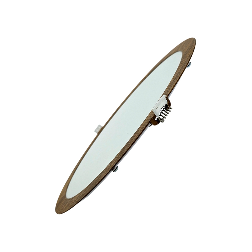 Χωνευτό Φωτιστικό LED CIRCLE LED/24W/230V 4200K διάμετρος 29,6 cm καφέ