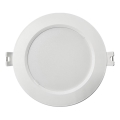 Χωνευτό Φωτιστικό LED CIRCLE LED/6W/230V 4000K διάμετρος 12 cm λευκό