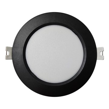 Χωνευτό Φωτιστικό LED CIRCLE LED/6W/230V 4000K διάμετρος 12 cm μαύρο