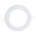 Χωνευτό Φωτιστικό LED CIRCLE LED/9W/230V 6500K διάμετρος 14,5 cm λευκό