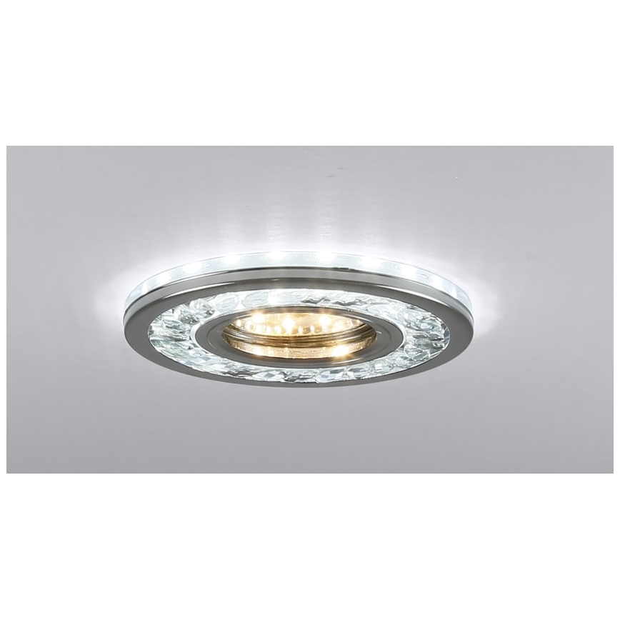 Χωνευτό Φωτιστικό LED EYE 1xGU10/50W + LED/3W/230V