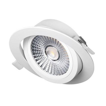Χωνευτό Φωτιστικό LED LED/6W/230V 3000K διάμετρος 8,5 cm λευκό