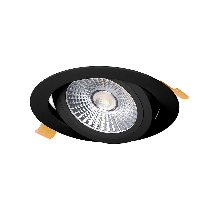 Χωνευτό Φωτιστικό LED LED/6W/230V 3000K διάμετρος 8,5 cm μαύρο