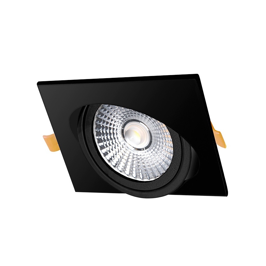 Χωνευτό Φωτιστικό LED LED/6W/230V 4000K 8,5x8,5 cm μαύρο