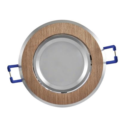 Χωνευτό Φωτιστικό LED ΗΛΙΟΣ OLAL 1xGU10/3,5W/230V 3000K διάμετρος 8,4 cm χρυσαφί