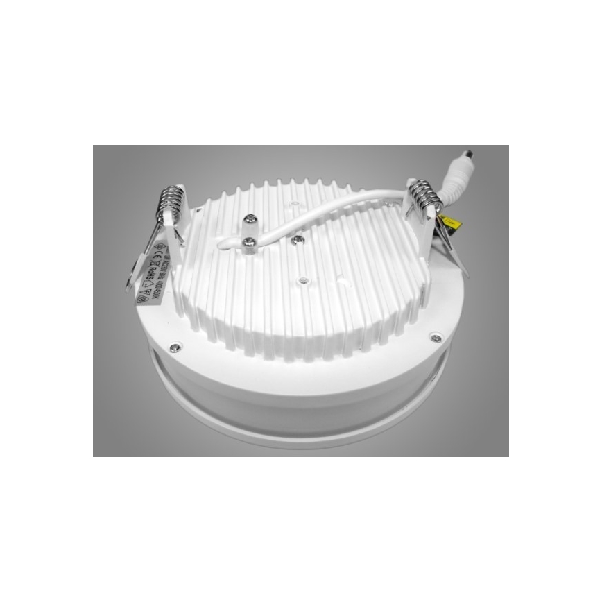 Χωνευτό Φωτιστικό LED SLATER LED/12W/230V 4500K διάμετρος 12 cm