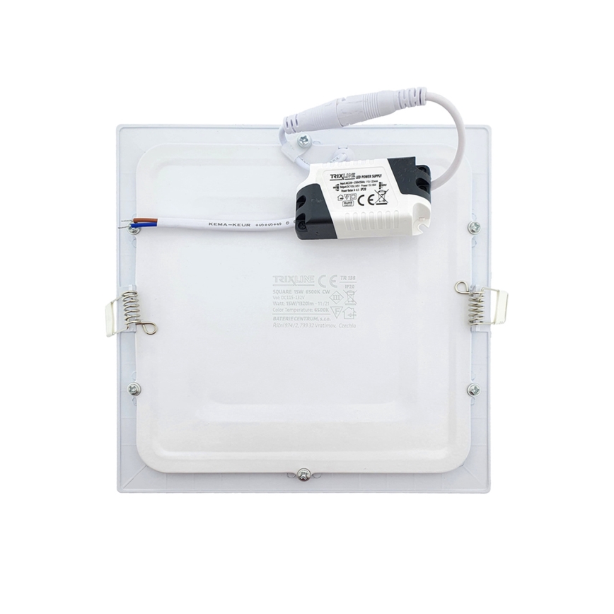 Χωνευτό Φωτιστικό LED SQUARE LED/15W/230V 6500K 18,8x18,8 cm λευκό