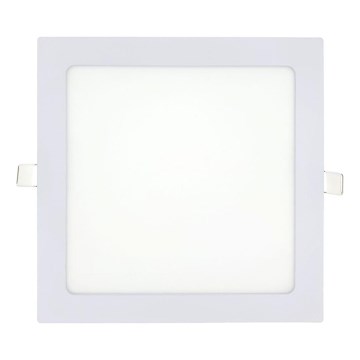 Χωνευτό Φωτιστικό LED SQUARE LED/18W/230V 2700K 22x22 cm λευκό