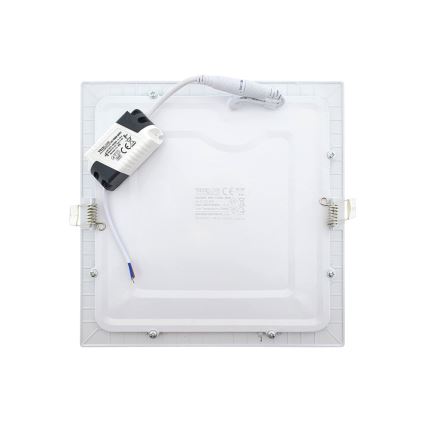 Χωνευτό Φωτιστικό LED SQUARE LED/18W/230V 2700K 22x22 cm λευκό