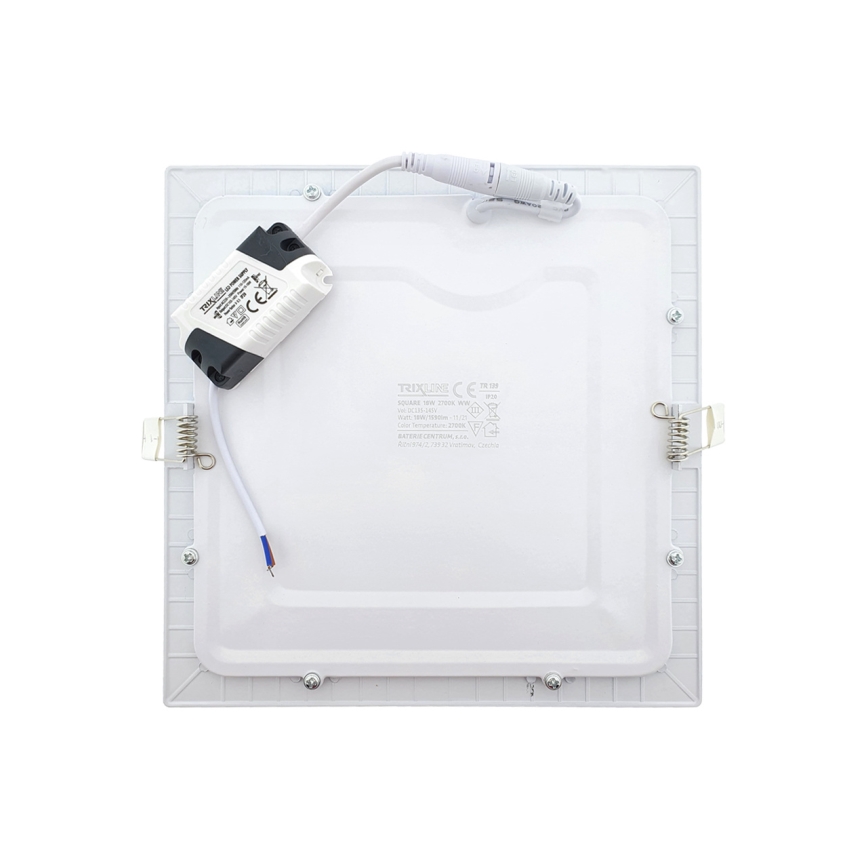 Χωνευτό Φωτιστικό LED SQUARE LED/18W/230V 2700K 22x22 cm λευκό