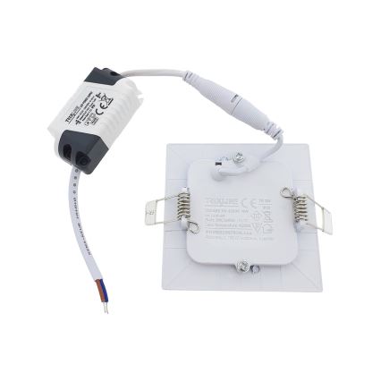 Χωνευτό Φωτιστικό LED SQUARE LED/3W/230V 4200K 8,3x8,3 cm λευκό