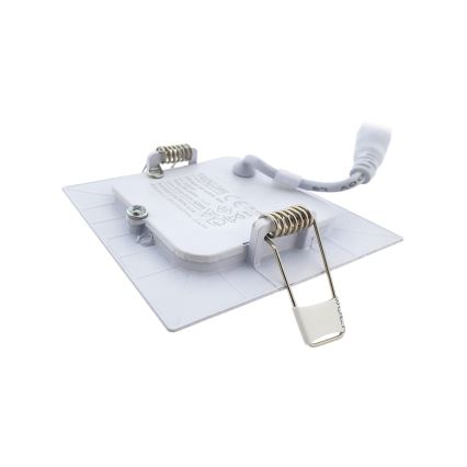 Χωνευτό Φωτιστικό LED SQUARE LED/3W/230V 4200K 8,3x8,3 cm λευκό