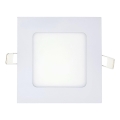 Χωνευτό Φωτιστικό LED SQUARE LED/6W/230V 4200K 11,8x11,8 cm λευκό