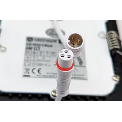 Χωνευτό Φωτιστικό LED VEGA LED/12W/230V 2900/3900/5800K διάμετρος 17,5 cm μαύρο