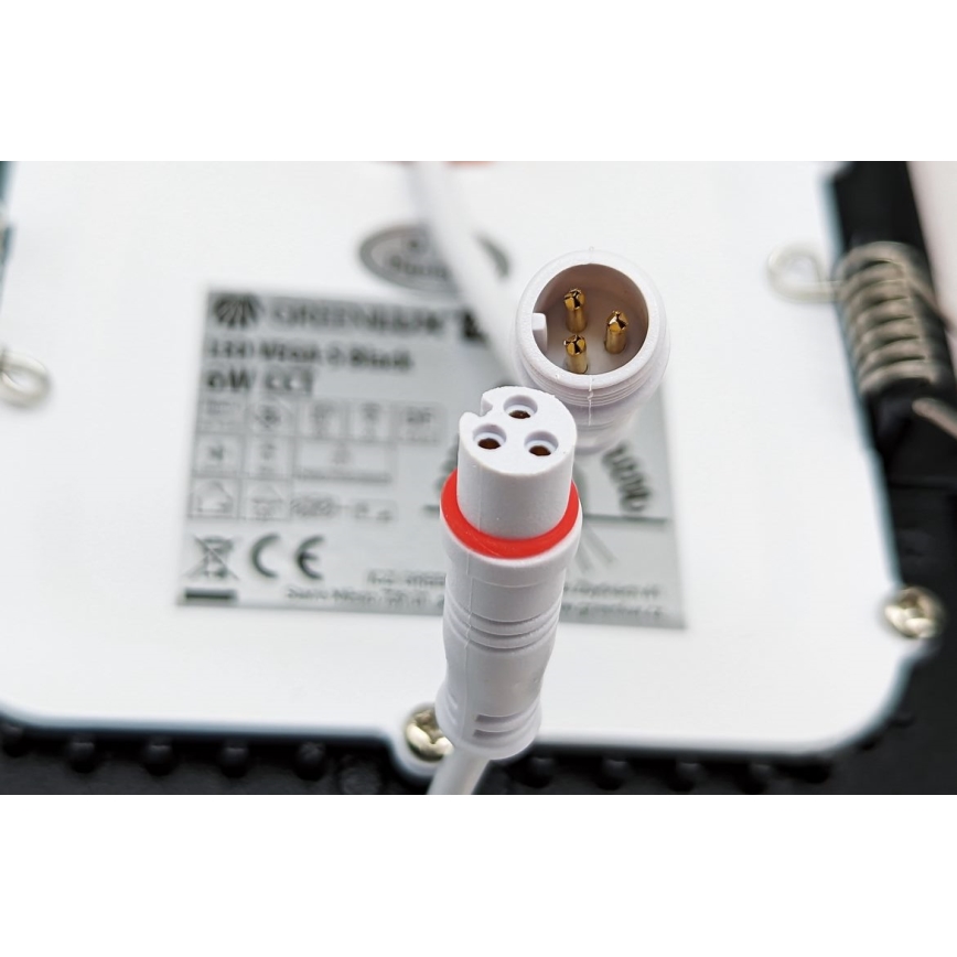 Χωνευτό Φωτιστικό LED VEGA LED/12W/230V 2900/3900/5800K διάμετρος 17,5 cm μαύρο