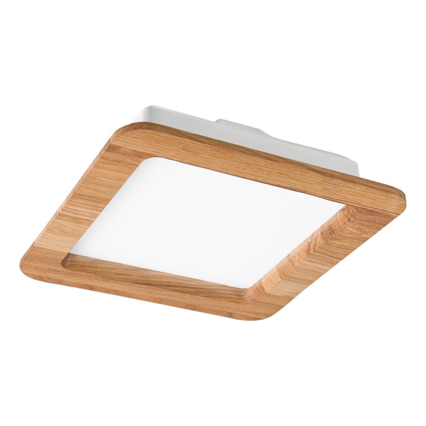 Χωνευτό Φωτιστικό LED WOODY SPOT LED/17W/230V 3000K δρυς 18,5x18,5 cm