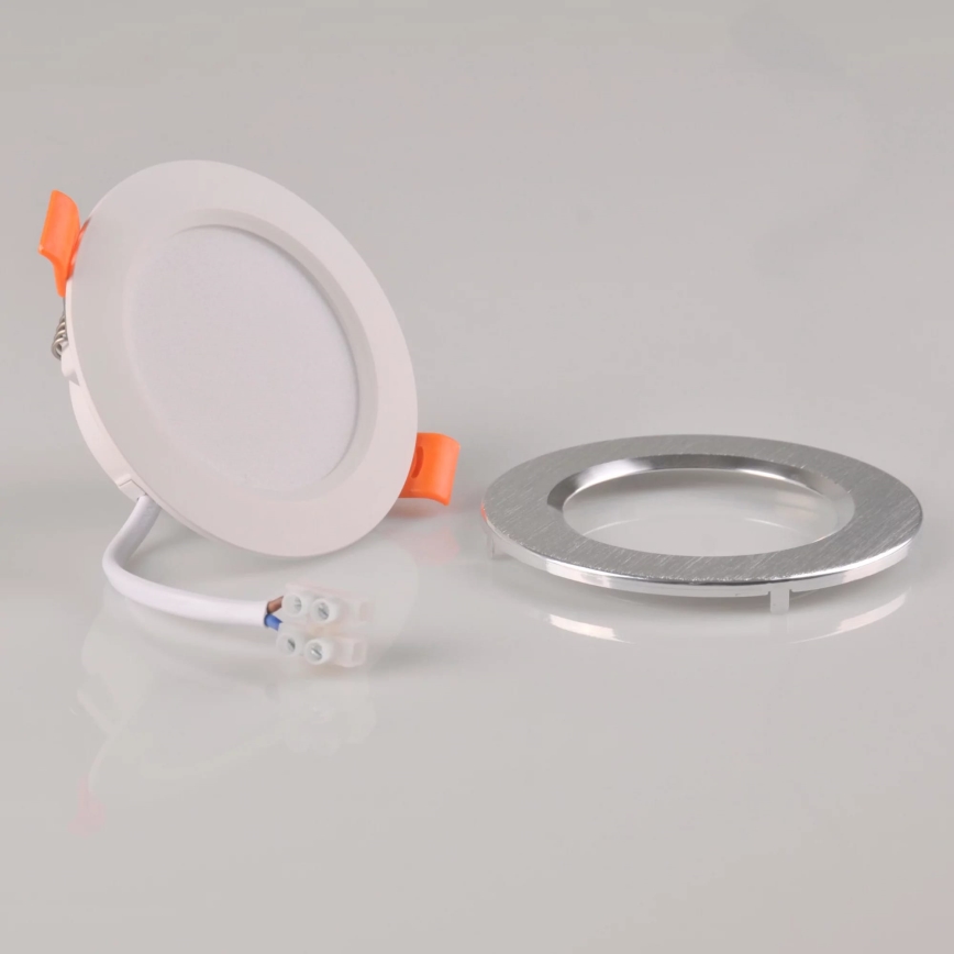 Χωνευτό Φωτιστικό LED ZOE LED/4,8W/230V ασήμι