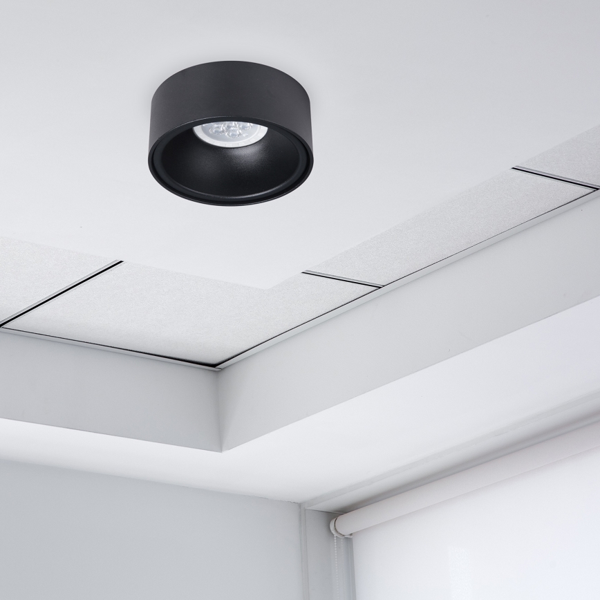 Χωνευτό φωτιστικό σποτ BALI 1xGU5,3/MR16/25W/12V στρογγυλό μαύρο