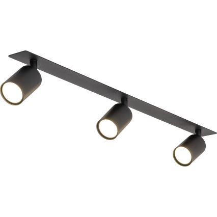 Χωνευτό φωτιστικό σποτ NEX 3xGU10/10W/230V μαύρο