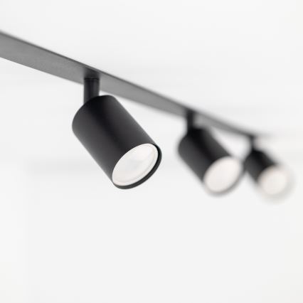 Χωνευτό φωτιστικό σποτ NEX 4xGU10/10W/230V μαύρο