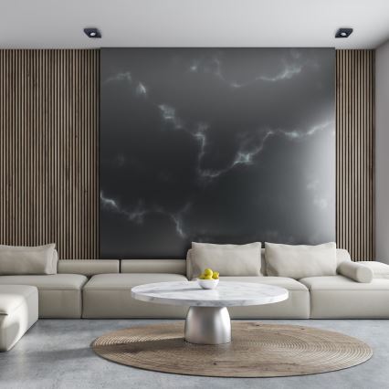 Χωνευτό φωτιστικό σποτ NUSA 1xGU5,3/MR16/50W/12V γωνιακό μαύρο