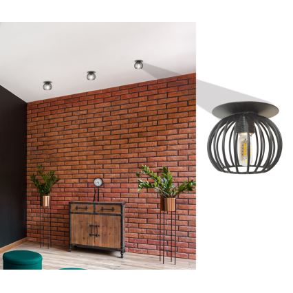 Χωνευτό φωτιστικό σποτ SK 93 1xG9/40W/230V μαύρο