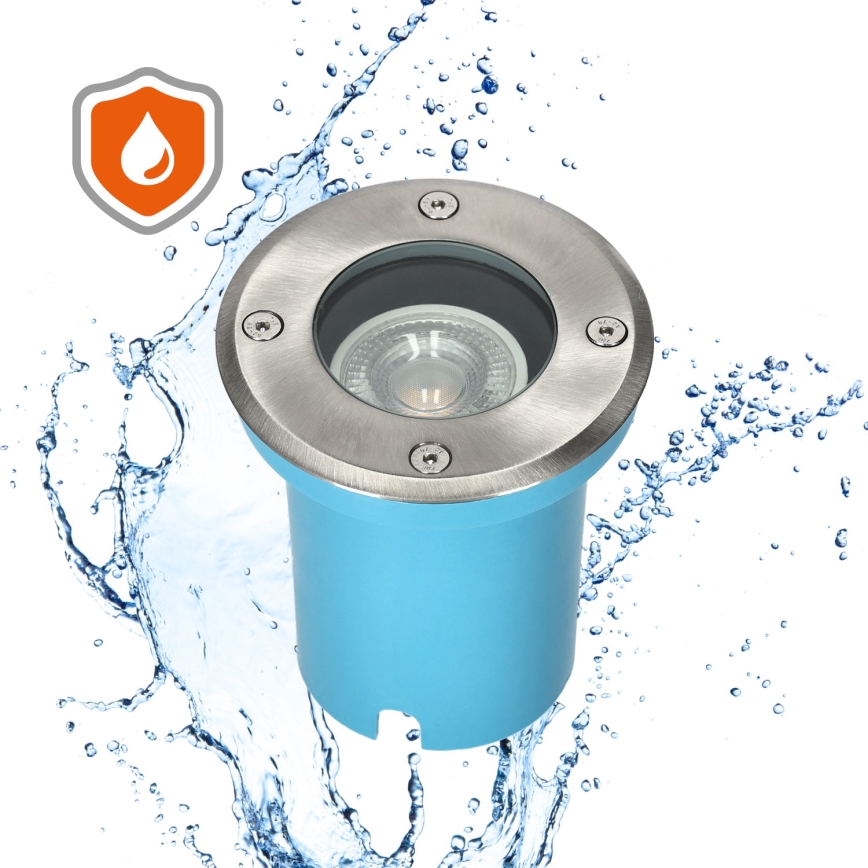 Χωνευτό φωτιστικό εξωτερικού χώρου ENTRADA2 1xGU10/50W/230V IP65