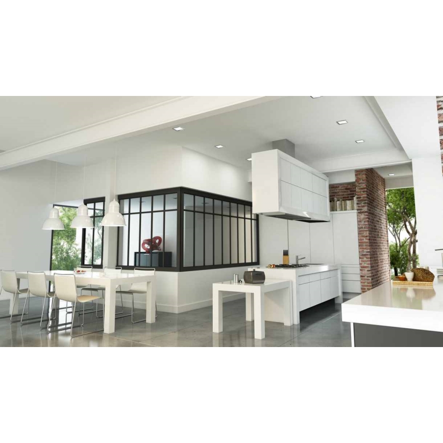 Χωνευτό φωτιστικό μπάνιου LED VEGA LED/6W/230V 2800K 11,8 cm IP44