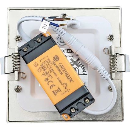 Χωνευτό φωτιστικό μπάνιου LED VEGA LED/6W/230V 2800K 11,8 cm IP44