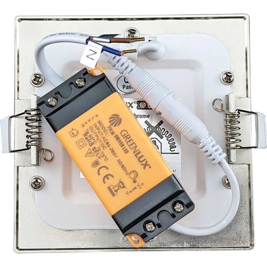 Χωνευτό φωτιστικό μπάνιου LED VEGA LED/6W/230V 2800K 11,8 cm IP44