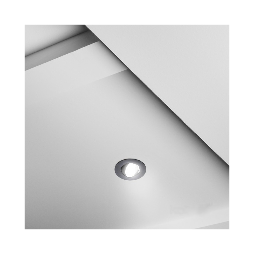 Χωνευτό φωτιστικό οροφής LED BRINO LED/3/5/7W/230V 3000/4000/6500K μαύρο