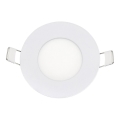 Χωνευτό φωτιστικό οροφήςLED QTEC LED/3W/230V 4200K διάμετρος 8,3 cm
