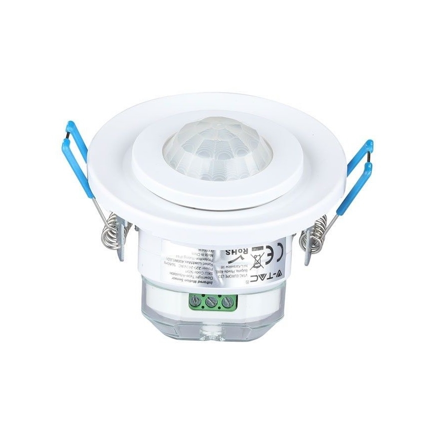 Χωνευτός αισθητήρας κίνησης PIR 360° 400W/230V λευκό