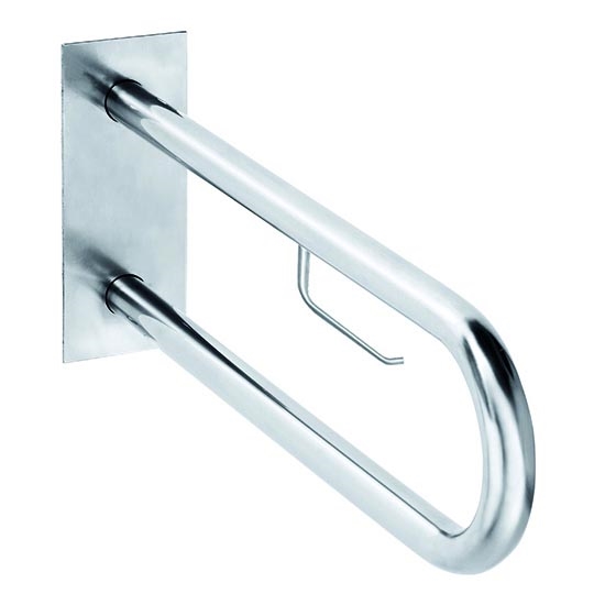 Χειρολαβή στήριξης 10x25 cm, ανοξείδωτο ατσάλι/ασημί