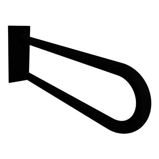 Χειρολαβή στήριξης 10x25 cm μαύρη