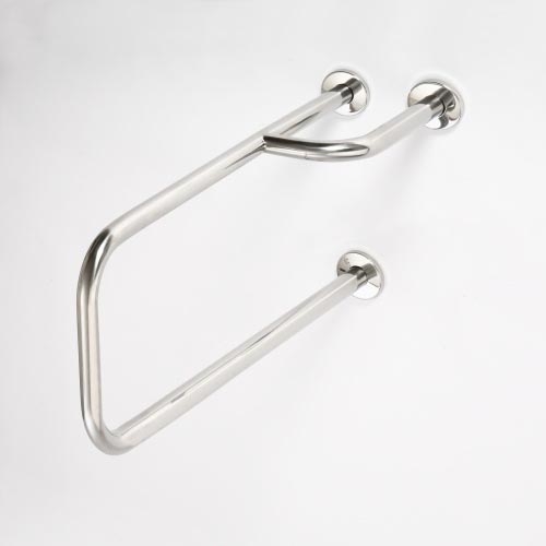 Χειρολαβή στήριξης 23,5x38 cm ανοξείδωτο/ασημί