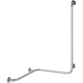 Χειρολαβή ντους 58x118 cm, από ανοξείδωτο ατσάλι, ασημί