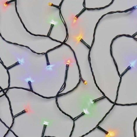 Χριστουγεννιάτικα λαμπάκια LED 100xLED 6,5m πολύχρωμα