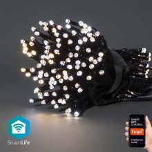 Χριστουγεννιάτικα λαμπάκια LED 100xLED/8 λειτουργίες 15m IP65 Wi-Fi Tuya