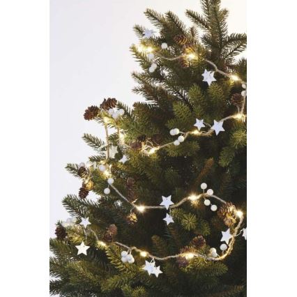 Χριστουγεννιάτικα λαμπάκια LED 20xLED/2xAA 2m