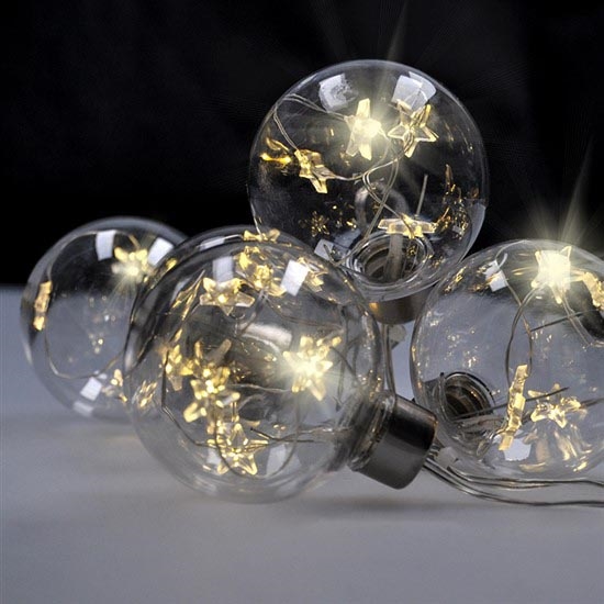 Χριστουγεννιάτικα λαμπάκια LED 30xLED/3xAA 2,5m θερμό λευκό