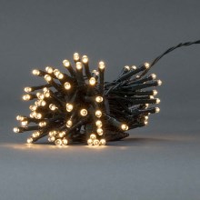Χριστουγεννιάτικα λαμπάκια LED 96xLED/7 λειτουργίες/3xAA 7,7m IP44 ζεστό λευκό