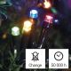 Χριστουγεννιάτικα λαμπάκια LED εξωτερικού χώρου 180xLED/8 λειτουργίες 23m IP44 πολύχρωμα