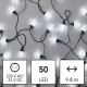 Χριστουγεννιάτικα λαμπάκια LED εξωτερικού χώρου 50xLED/8 λειτουργίες 14,8 m IP44 ψυχρό λευκό