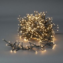 Χριστουγεννιάτικα λαμπάκια LED εξωτερικού χώρου 576xLED/7 λειτουργίες 7,2m IP44 ζεστό λευκό