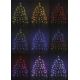 Χριστουγεννιάτικα λαμπάκια LED εξωτερικού χώρου RGB 96xLED/72 λειτουργίες 13m IP44 + τηλεχειριστήριο