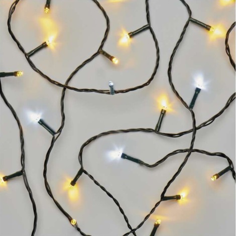 Χριστουγεννιάτικα λαμπάκια  LED εξωτερικού χώρου Σειρά 120xLED/17m IP44 ζεστό/ψυχρό λευκό