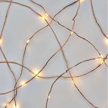 Χριστουγεννιάτικα λαμπάκια LED Σειρά 20xLED/2,4m ζεστό λευκό